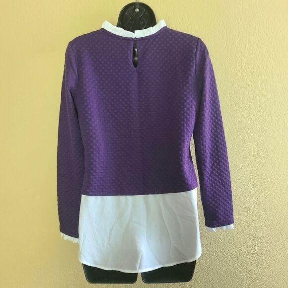 Elle Long Sleeve Mixed Shirt - Picture 5 of 8